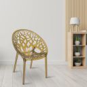 Nilkamal CRYSTALPC Plastic Mid Back with Arm Chairs for Home...