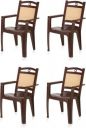 Nilkamal Plastic Outdoor Chair  (Brown, Pre-assembled)...