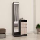 Nilkamal Riva Dressing Table with Mirror and Storage | Engineered Wood Dresser for Bedroom | Wenge & Sonoma Oak...