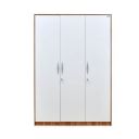 Nilkamal Romano Engineered Wood 3 Door Wardrobe with 7 Shelves, 2 Hanging Rods, and 1 Drawer (HG Cashmere/Teak)...