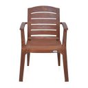 Nilkamal Set of 2 CHR2135 Plastic Chair, Mango Wood...