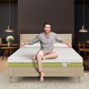 Nilkamal Sleep ECOAIR 100% Natural Latex 6 Inch Double Size Mattress | 10 Year Warranty | Orthopedic Support | Soft Cover |Supportive HD Foam | Cool Tencel Fabric | Double Bed Mattress (75 x 48 x 6)...