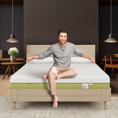 Nilkamal Sleep ECOAIR™ 100% Natural Latex Foam Mattress, Cool Tencel Fabric, Ideal Softness-to-Support Ratio (King, 78X72X6)