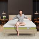 Nilkamal Sleep ECOAIR™ 100% Natural Latex Foam Mattress, Cool Tencel Fabric, Ideal Softness-to-Support Ratio (King, 78X72X6, White & Green)...