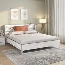Nilkamal Slew Meta Without Storage Engineered Wood King Bed...