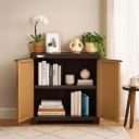 Nilkamal SpaceMax 2 Shelves Plastic Bookshelf with 3-Year Warranty| Multipurpose Storage Cabinet & Book Rack for Home | Durable, Waterproof, Easy-Clean | Living Room & Bedroom Organiser | Sandy Brown...