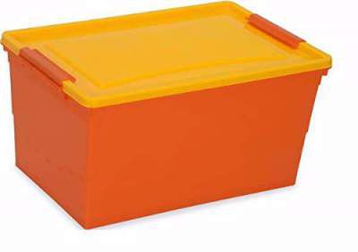 Nilkamal Stackable Storage Box with Wheels, 50 L