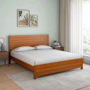 Nilkamal Timberland Without Storage Solid Wood Queen Bed in Wenge Finish...