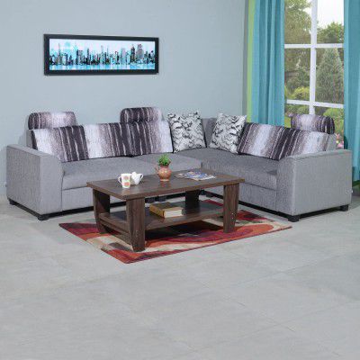Nilkamal Tripoli Corner Sofa (Grey)