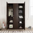 Nilkamal Willy 3 Door Wardrobe |1 Hanging Rode & 7 Storage Shelves in Cabinet | 1 Year Warranty...
