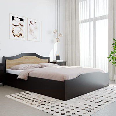 [Extra RS 5700 Off] Nilkamal Willy Queen Bed with Box Storage | Engineered Wood | Contemporary Design | Wenge