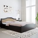 [Extra Rs.2500 OFF] Nilkamal Willy Wooden Queen Bed with Box Storage | Engineered Wood | Contemporary Design | Wenge...
