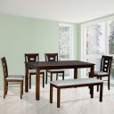 Nilkamal Bella Wooden 6 Seater Dining Set with Bench...