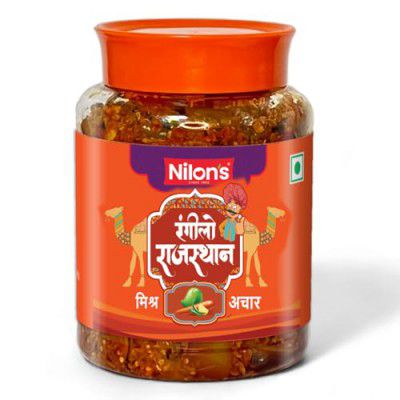 Nilon's Rangilo Rajasthan Mixed Pickle – 500g Bottle