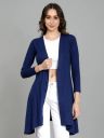Nimble Women Jacket Style 3/4th Sleeve Dark Blue Shrug...