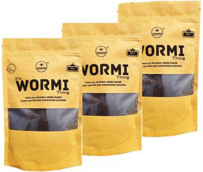 NiMMin Organic Vermicompost Manure Natural Fertilizer (3 kg, Powder)