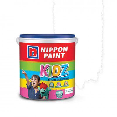 Nippon Paint Kidz Interior Emulsion Wall Paint (White, 1 L)