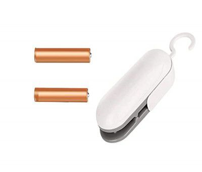 Nirdambhay Mini Bag Sealer, 2 in 1 Heat Sealer and Cutter Handheld Sealing Machine Portable Bag Resealer Sealer