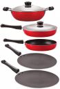 Nirlon 3 Layer Non-Stick Coated Gas Compatible Cookware Essential Set Offer, 5 Piece Set...