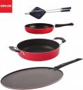 NIRLON Aluminium Non Stick Non Induction cookware Set, 4 PiecesFP11_ST12_HT_CS24...