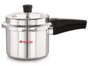 NIRLON ECO Outer Lid Gas Compatible Pressure Cooker with Metallic Safety Plug, 3 Litres...