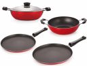 Nirlon Heavy Gauge Aluminium Special Combo Set of Non-Stick Items, Best Offer of Kitchenware...