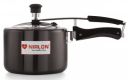 NIRLON Induction and Gas Compatible Hard Anodised Inner Lid Aluminium Pressure Cooker, 2 Litre, Black...