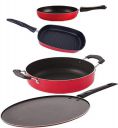 NIRLON Kitchen Non Stick Aluminium Cookware Gift Sets, 4 PiecesFP11_ST12_GP22.5_CS24...