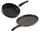 NIRLON Nelcon Non-Stick Aluminium Heat Resistance Dishwasher Safe Cookware Utensil Set (Black)...