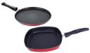 Nirlon Non Stick Coated Heat Resistance Pfoa Free Aluminium Cookware Utencil Gift Set of 2 Pieces (FT13_GP24)...