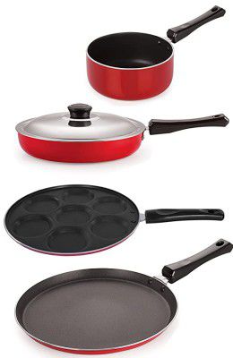Nirlon Non-Stick Coated Pure Grade Aluminium Kitchen Cooking Essential
