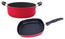 Nirlon Non-Toxic Oil Free Non Stick Cookware Essential Gift Set of 2 Pieces with Bakelite Handle(CS22_GP22)...