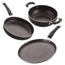 Nirlon Polkadot Nonstick Coated Heat Resistance Pfoa Free Aluminium Cookware Utencil 3 Pieces Gift Set...