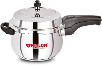 NIRLON Sandwich Bottom Induction Friendly Outer Lid Stainless Steel 3 L Induction Bottom Pressure Cooker