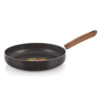 Nirlon Smoky Wood Non Induction Nonstick Aluminium Fry Pan