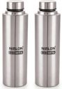NIRLON Stainless Steel Water Bottle/Refrigerator Bottle,1000 ml (Pack of 2)...