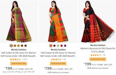 Nirmla Fashion Saree Starts ₹265