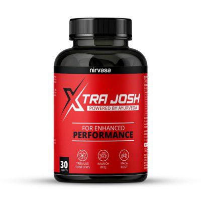 Nirvasa Xtra Josh Tablets for Men (30 Tabs) | (Pack of 1)