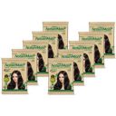 Nisha Nature Mate Henna Based Hair Color Powder for Women & Men 10gm Pack of 10 (Original Black)...