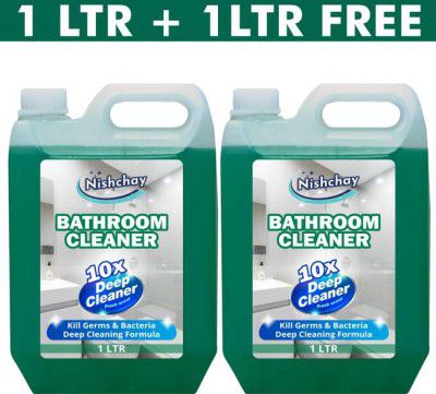 NISHCHAY Stains and Foul Fragrance From Almost all Bathroom Cleaner Liquid of stains orignal  (2 x 1 L)