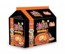 Nissin Geki Korean Ramen Spicy Chicken Instant Noodles-5 in1,400gm...