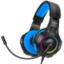 NiTHO NX200 STEREO GAMING HEADSET BLUE, with Noise Canceling Cardioid Mic...