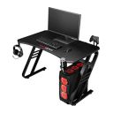 Nitho Warzone Gaming Desk, Table with Game Controller Headset Device Holder Cable Management Steel Frame, Black...