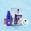 NIVEA BBD Combo, Body Lotion 400ml,Moisturiser 200ml,Lip Care Fruity Shine Cherry 4.8g  (604.8 ml)...