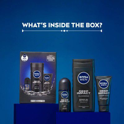 NIVEA BBD Special - Mens Grooming Kit (350 ml, Pack of 3)