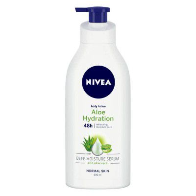 NIVEA Body Lotion, Aloe Hydration, with Aloe Vera for Instant Hydration in Summer, for Men & Women 600 ml