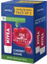 NIVEA Cherry Fruity Shine Lip Balm Cherry (Pack of: 2, 9.6 g)...