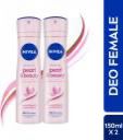 NIVEA Deodorant deo pearl and beauty Body Spray - For Women  (300 ml, Pack of 2)...