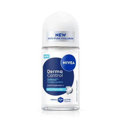 NIVEA Derma Control Defend Underarm Deo Roll-On for Women | 50 ml