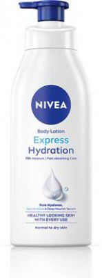 NIVEA Express Hydration Body Lotion, Moisture Serum, Hyaluronic acid, Men & Women (400 ml)